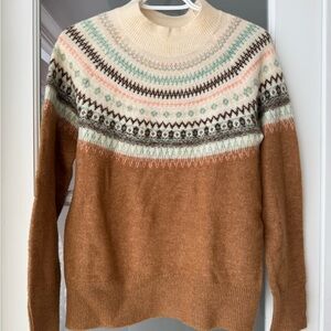 Fat Face Fair Isle Knit Sweater